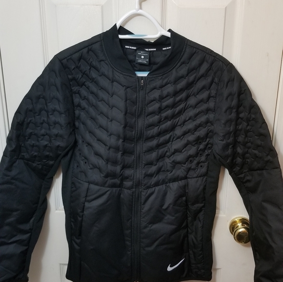 Nike Other - (SOLD) Nike AeroLoft Running Jacket Black Reflective